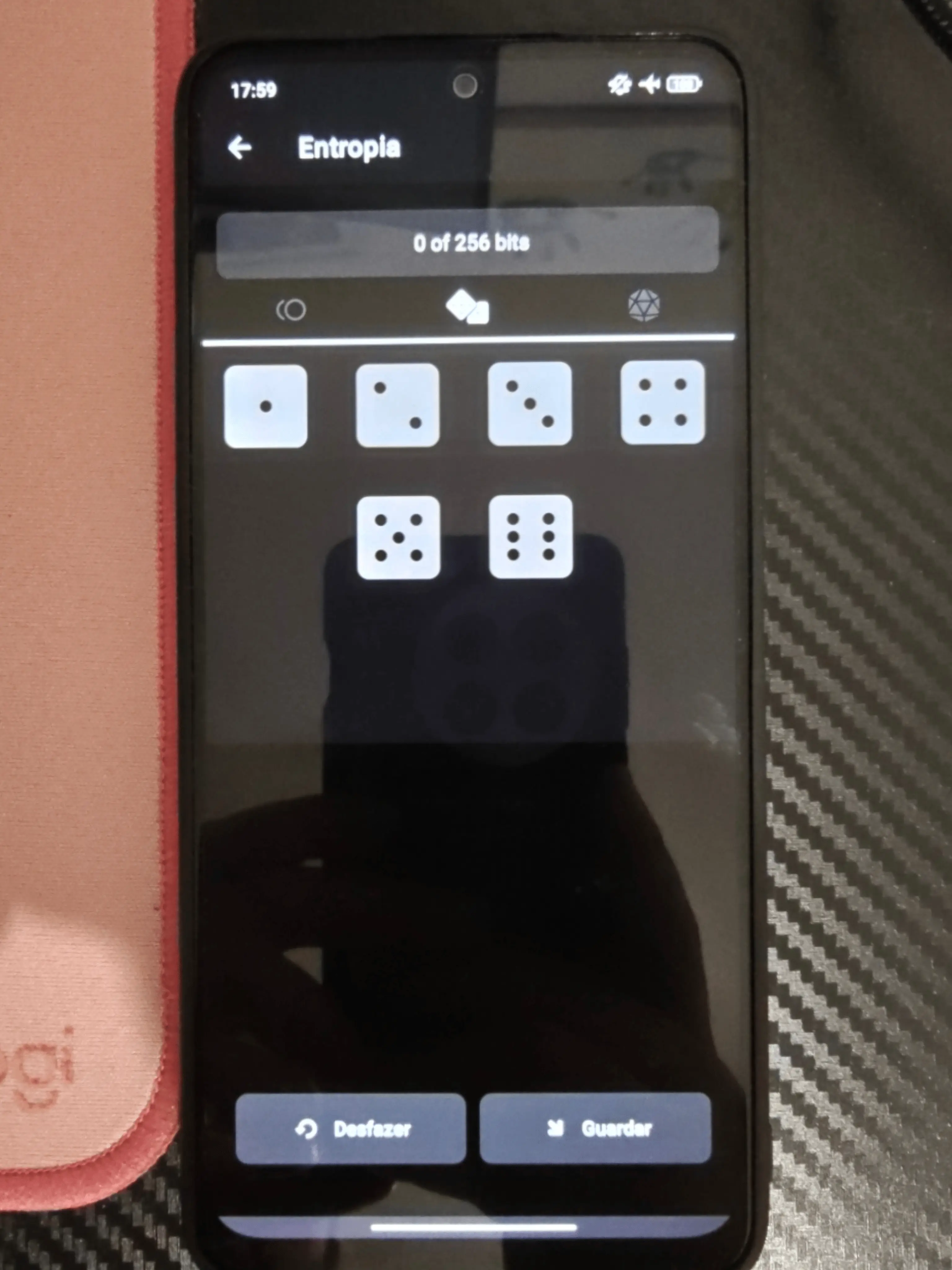 Escolher tipo de carteira