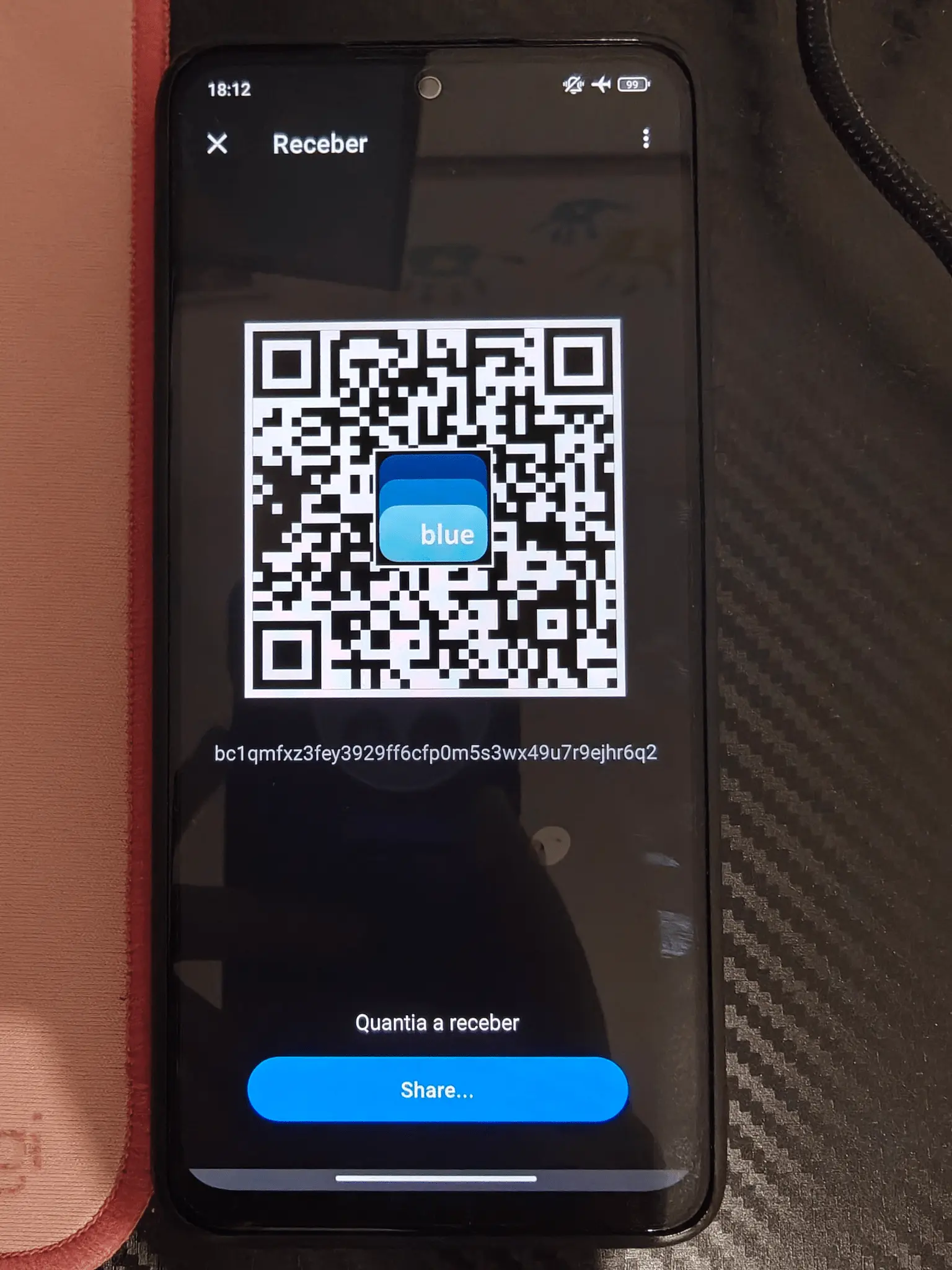 Endereço de receção