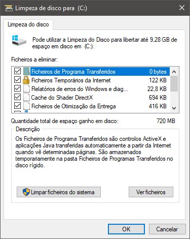 Limpeza do Disco